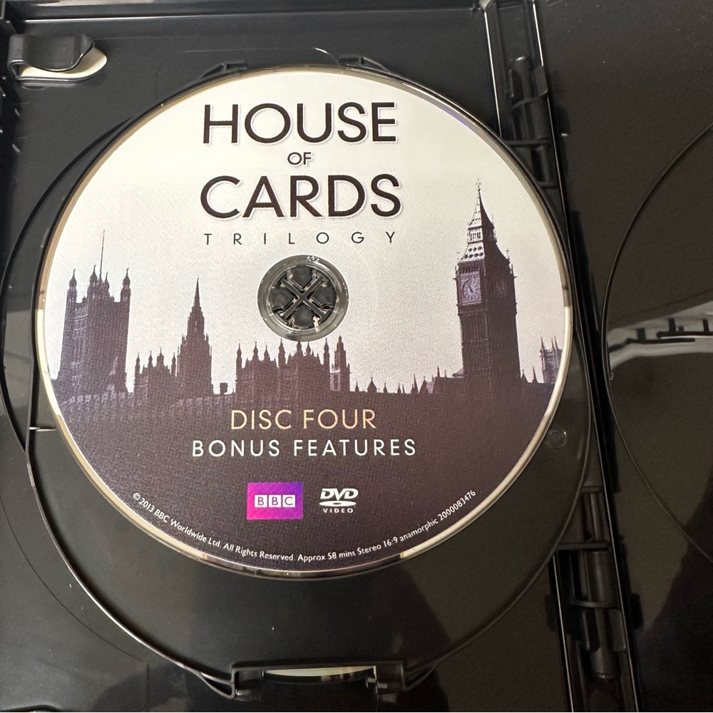 BBC Original UK Series ‘House of Cards’ 4 Disc Set - Picture 5 of 5